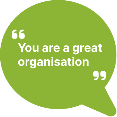 You are great organisation